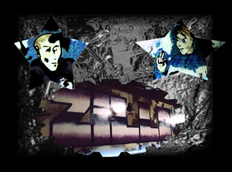 Collage für Auftrag  Szenetreffpunkt Zillo, 1989. Ein Graffitiauftrag für den Szenetreffpunkt Zillo in Lneburg, Stadtmitte im November 1989. Auftragsmalerei von der Mad Artists Cooperation, Wizz und Siko Ortner. Murals im Bewirtungsraum des Szenetreffpunktes.