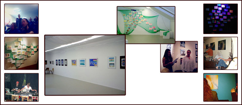 Webcollage Ausstellungen