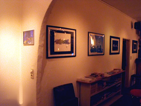 Ausstellung Streetart 2009, von Siko Ortner, vom 14. März bis 18. April 2009 im Kunstverein Humbold-Schlüter, Bremen. Hier die Ansicht des fertiggestelten Ausstellungsaufbaus.