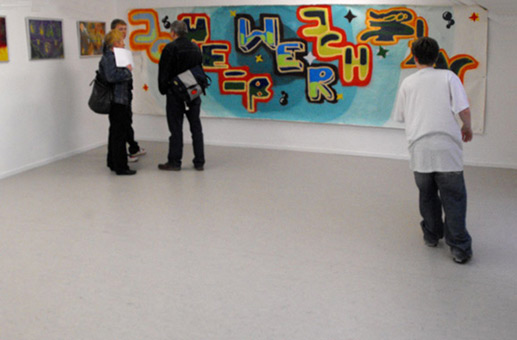 Vernissgae Schülerausstellung  in der Galerie Inkatt e. V. Bremen, 2009. Beteiligt an dieser Ausstellung waren Schüler folgender Schulen: Schulzentrum Delmestraße, Integrierte Stadtteilschule Obervieland, Schule Koblenzer Straße, Gesamtschule Ost (GSO) und der Schule Theodor-Billroth-Straße.