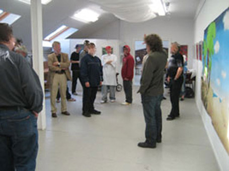 Vernissgae Schülerausstellung  in der Galerie Inkatt e. V. Bremen, 2009. Beteiligt an dieser Ausstellung waren Schüler folgender Schulen: Schulzentrum Delmestraße, Integrierte Stadtteilschule Obervieland, Schule Koblenzer Straße, Gesamtschule Ost (GSO) und der Schule Theodor-Billroth-Straße.